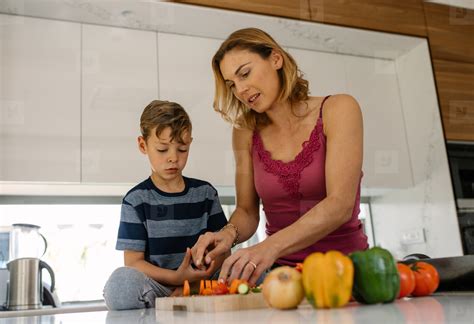 mom and son in the kitchen porn